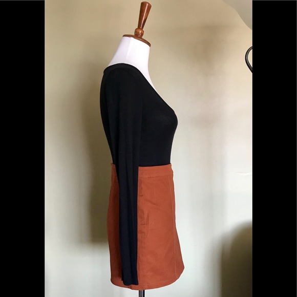 NWT Button Down Mini Skirt - Picture 3 of 5